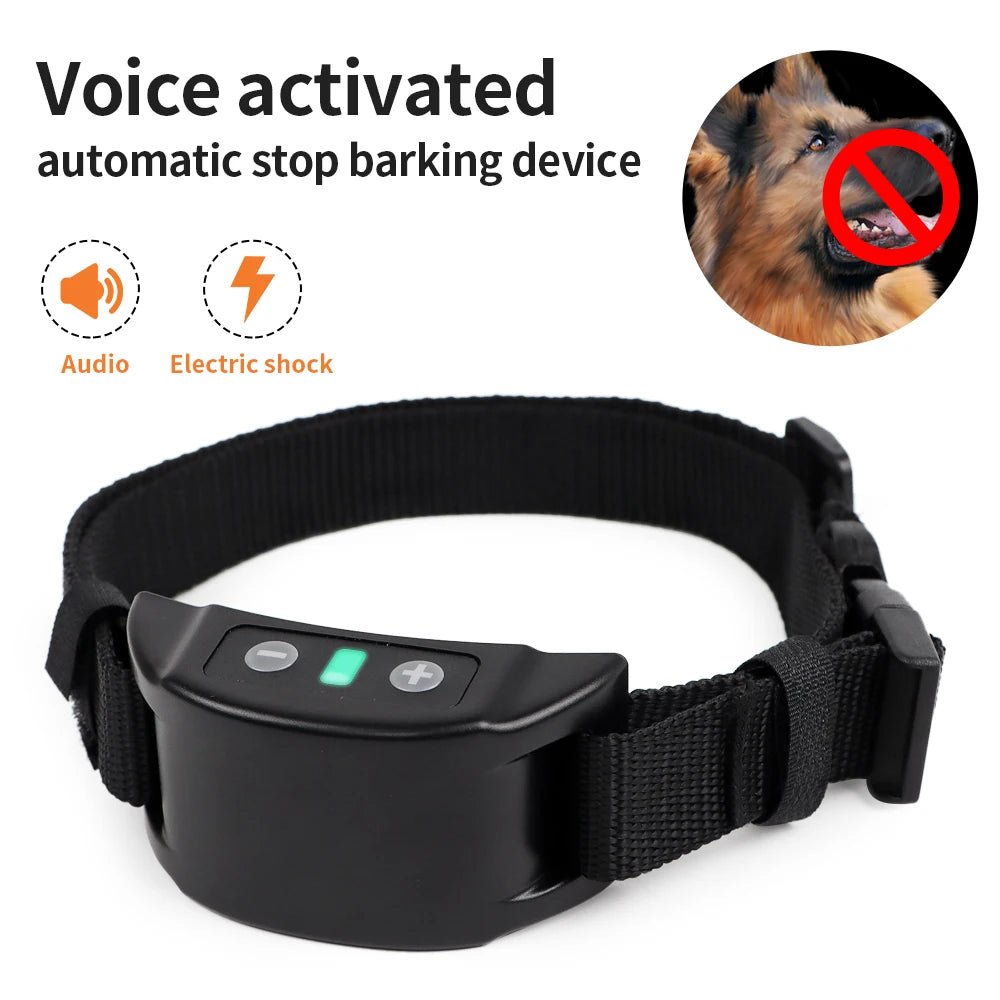 Collier anti - aboiement rechargeable USB pour chien - entraînement efficace - Zone shopping