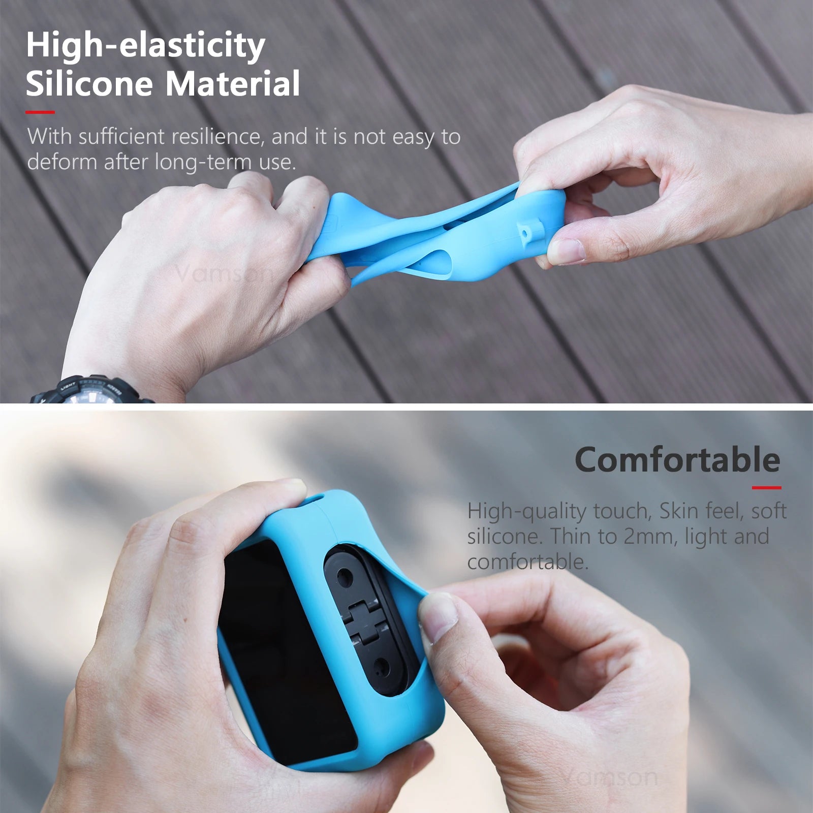 Coque en silicone souple TELESIN pour GoPro Hero 9 - 12 - Protection complète - Zone shopping