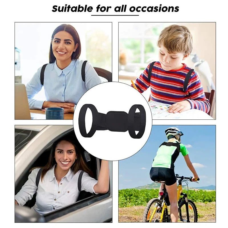 Correcteur de Posture réglable, 1 pièce, soutien du dos, ceinture d'épaule, redresseur, Correction de la colonne vertébrale, santé posturale - Zone shopping