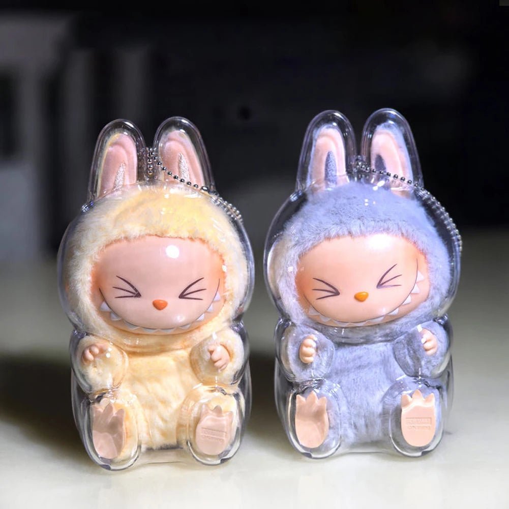 Couvercle Transparent Labubu pour Jouets Monstres et Poupées - Zone shopping