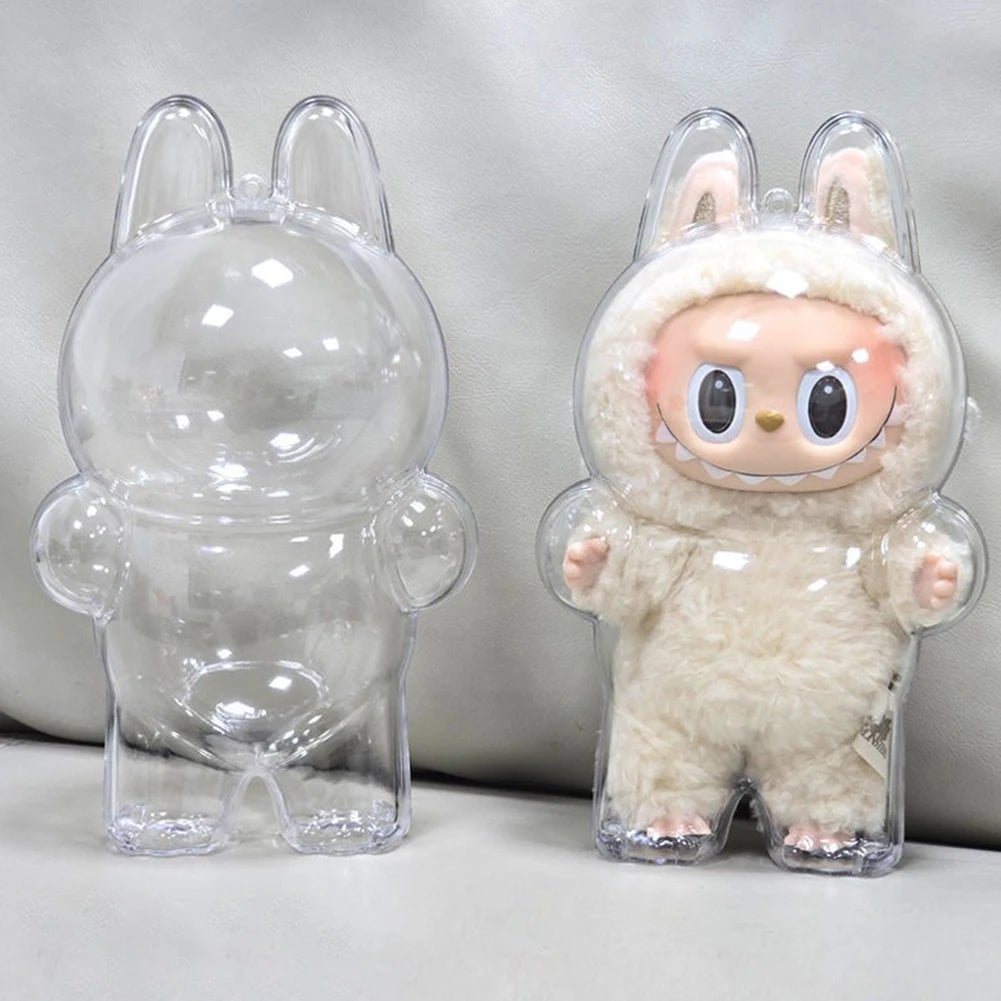 Couvercle Transparent Labubu pour Jouets Monstres et Poupées - Zone shopping