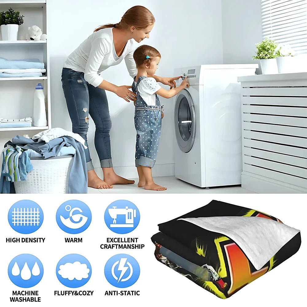 Couverture de pique - nique Schtroumpfs douce et chaude - cadeau idéal! - Zone shopping