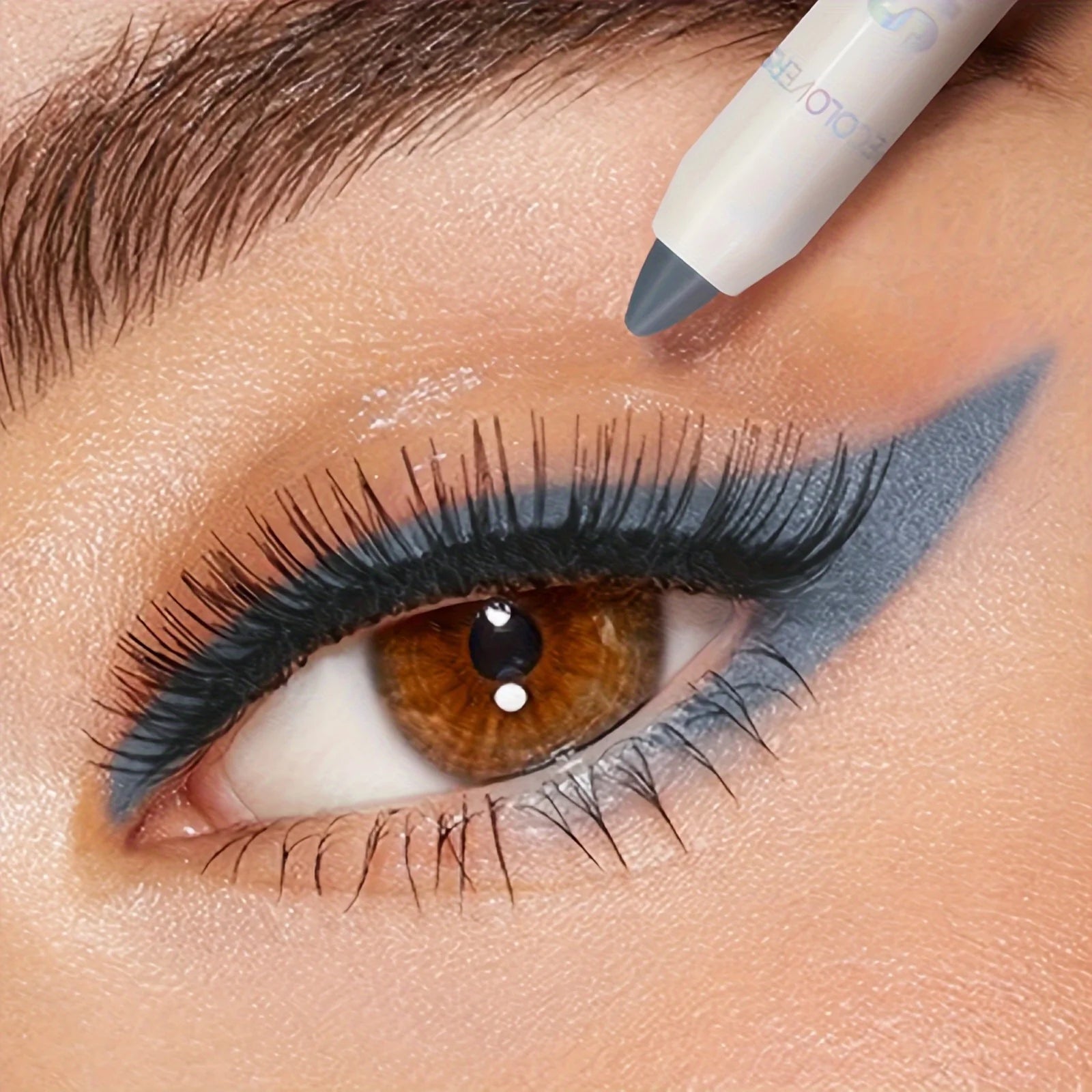Crayon Eyeliner nacré, 6 couleurs, imperméable, longue durée, scintillant, nu, bâton d'ombre à paupières, outils de maquillage pour les yeux - Zone shopping