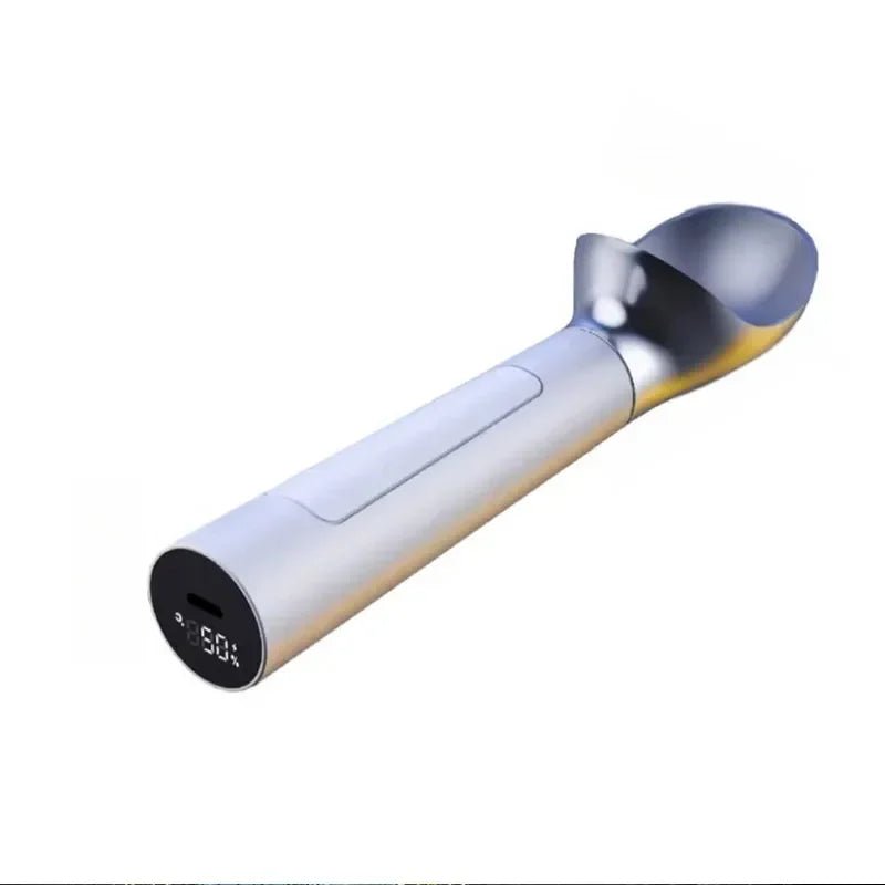Cuillère à glace inox avec LED, réglage température, outil cuisine - Zone shopping