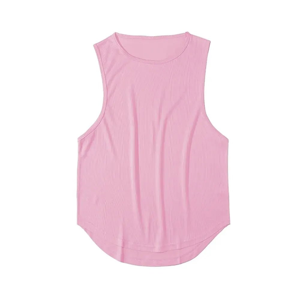 Débardeur de sport à séchage rapide pour Marathon d'été, débardeur sans manches pour hommes, course à pied, entraînement, basket - ball, coupe ample - Zone shopping