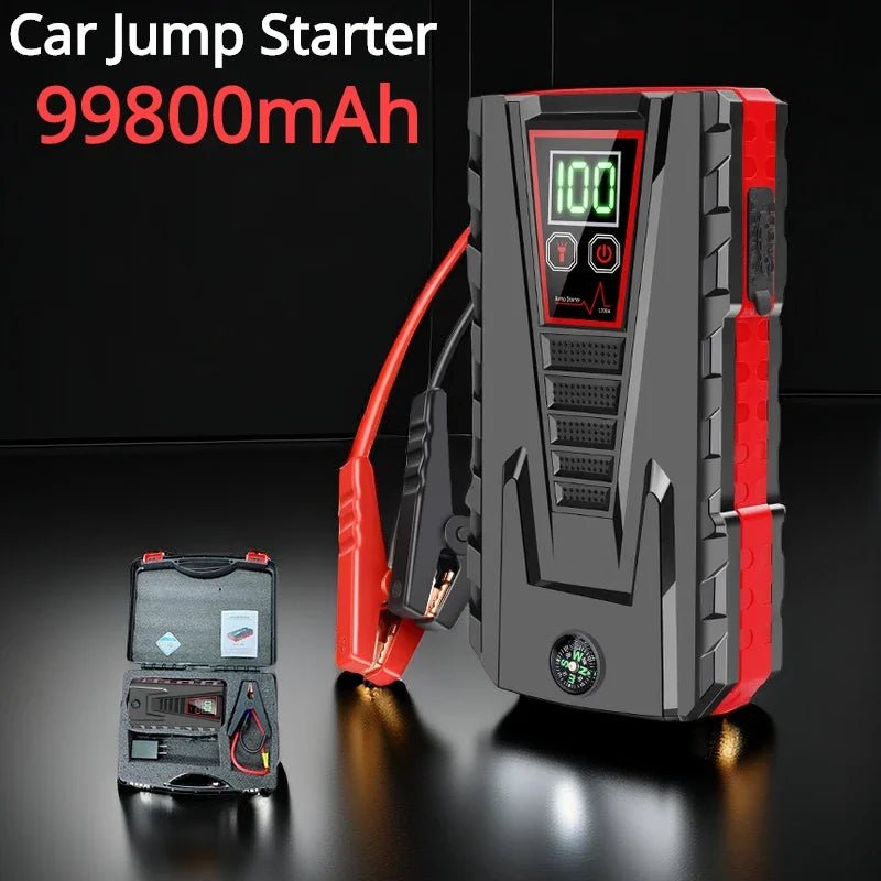 Démarreur voiture portable 5000A, batterie d'urgence 99800mAh - Zone shopping