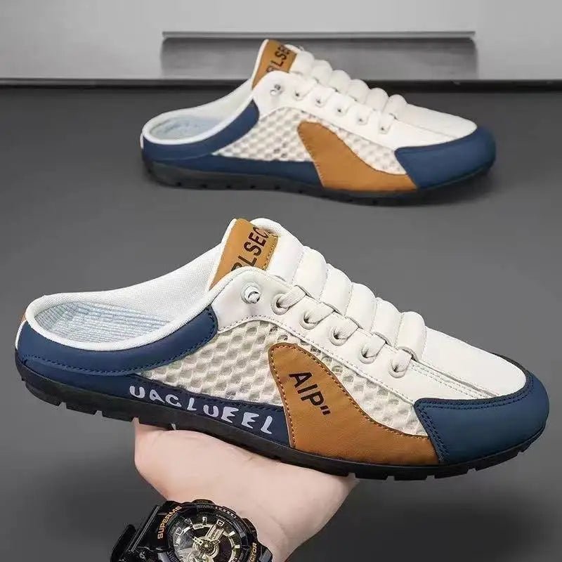 Demi - pantoufles d'été hommes tendance, légères et antidérapantes - Zone shopping