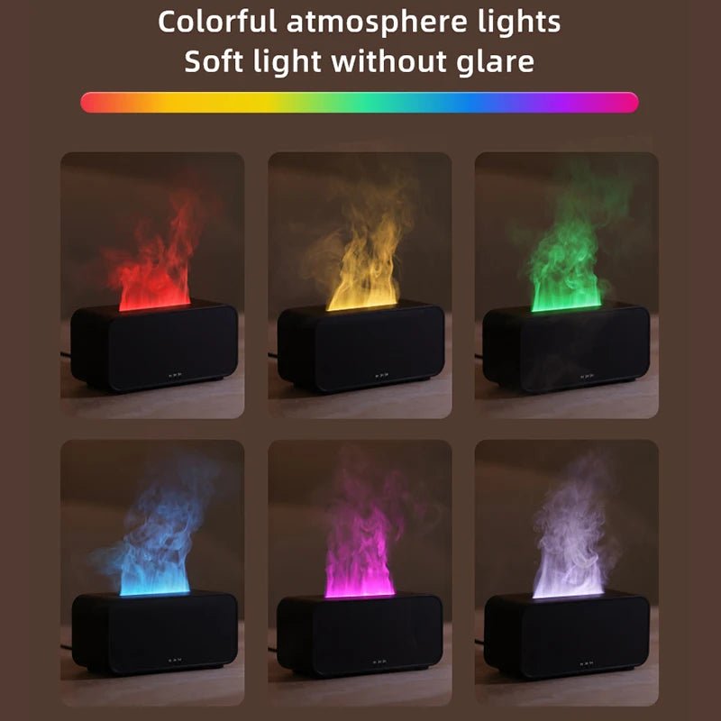 Diffuseur d'arômes à flamme LED, mini humidificateur, nouveau ! - Zone shopping