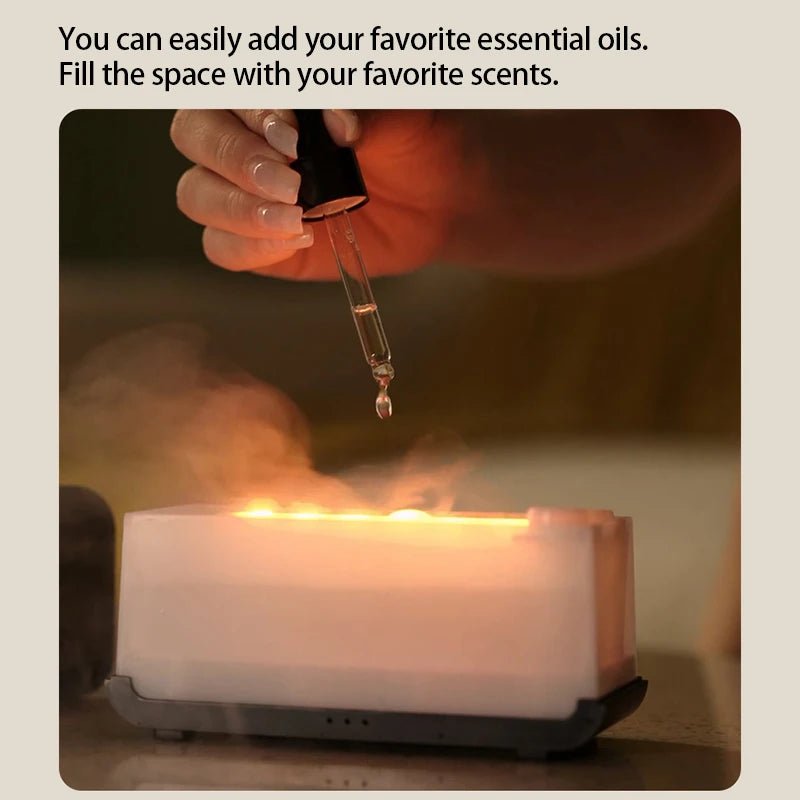 Diffuseur d'arômes à flamme LED, mini humidificateur, nouveau ! - Zone shopping