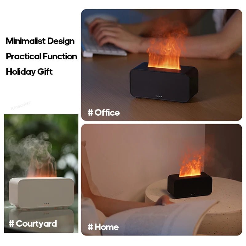 Diffuseur d'arômes à flamme LED, mini humidificateur, nouveau ! - Zone shopping