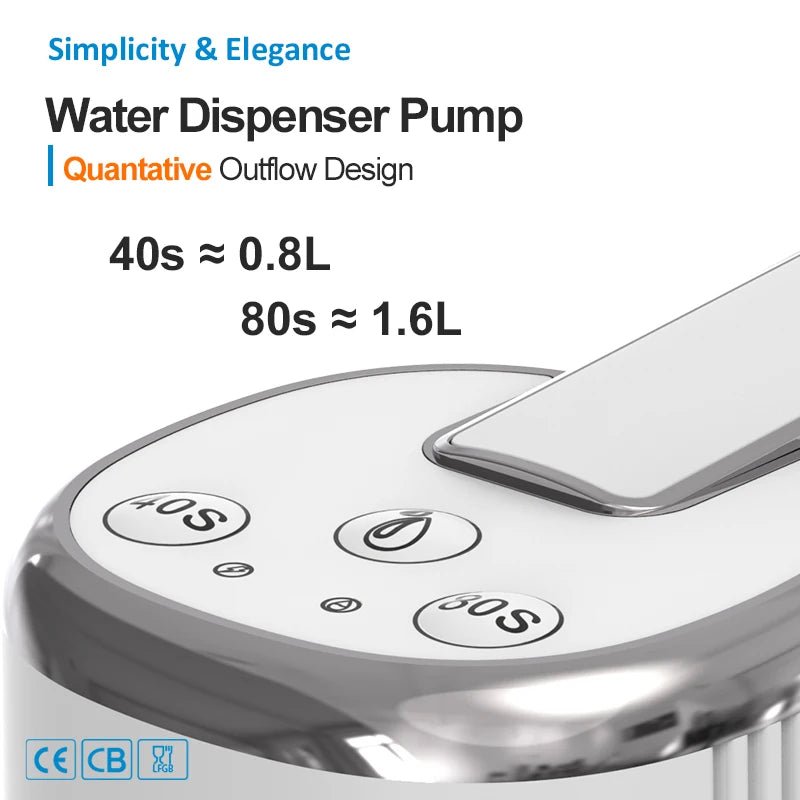 Distributeur d'eau automatique pliable, pompe électrique portable - Zone shopping