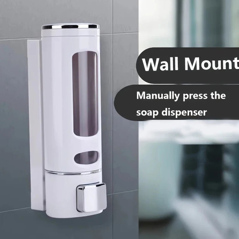 Distributeur mural de shampoing et conditionneur, lave - mains adhésif, douche Regina, eau, 400ml - Zone shopping