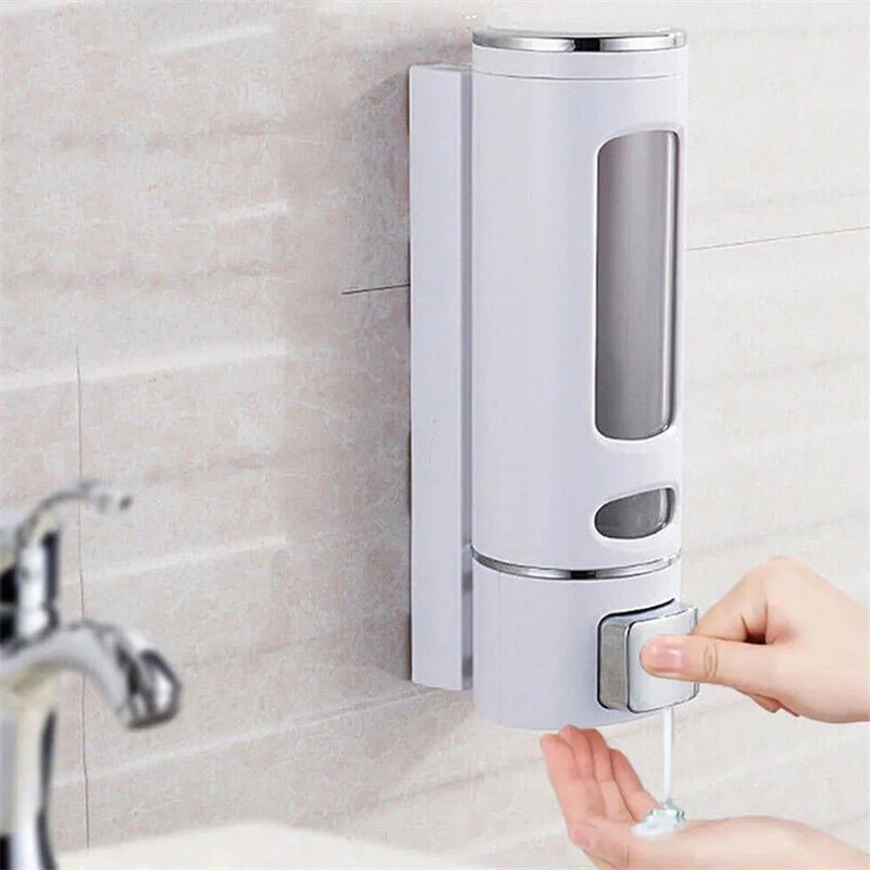 Distributeur mural de shampoing et conditionneur, lave - mains adhésif, douche Regina, eau, 400ml - Zone shopping