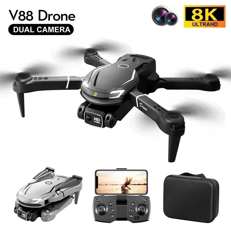 Drone V88 Original 8K 5G GPS - Quadrirotor HD avec double caméra - Zone shopping