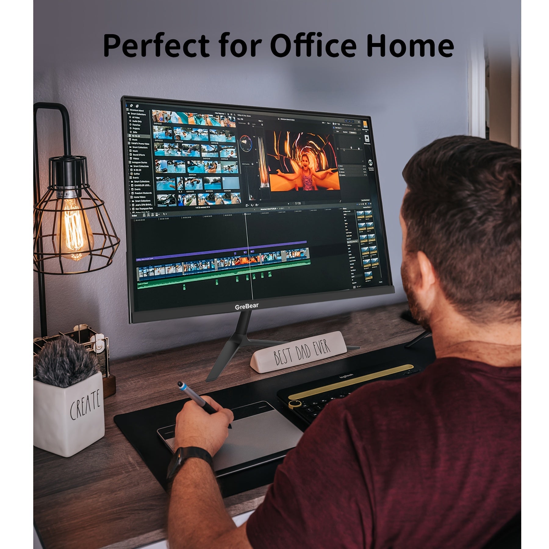 Moniteur GreBear FHD 24 75Hz IPS