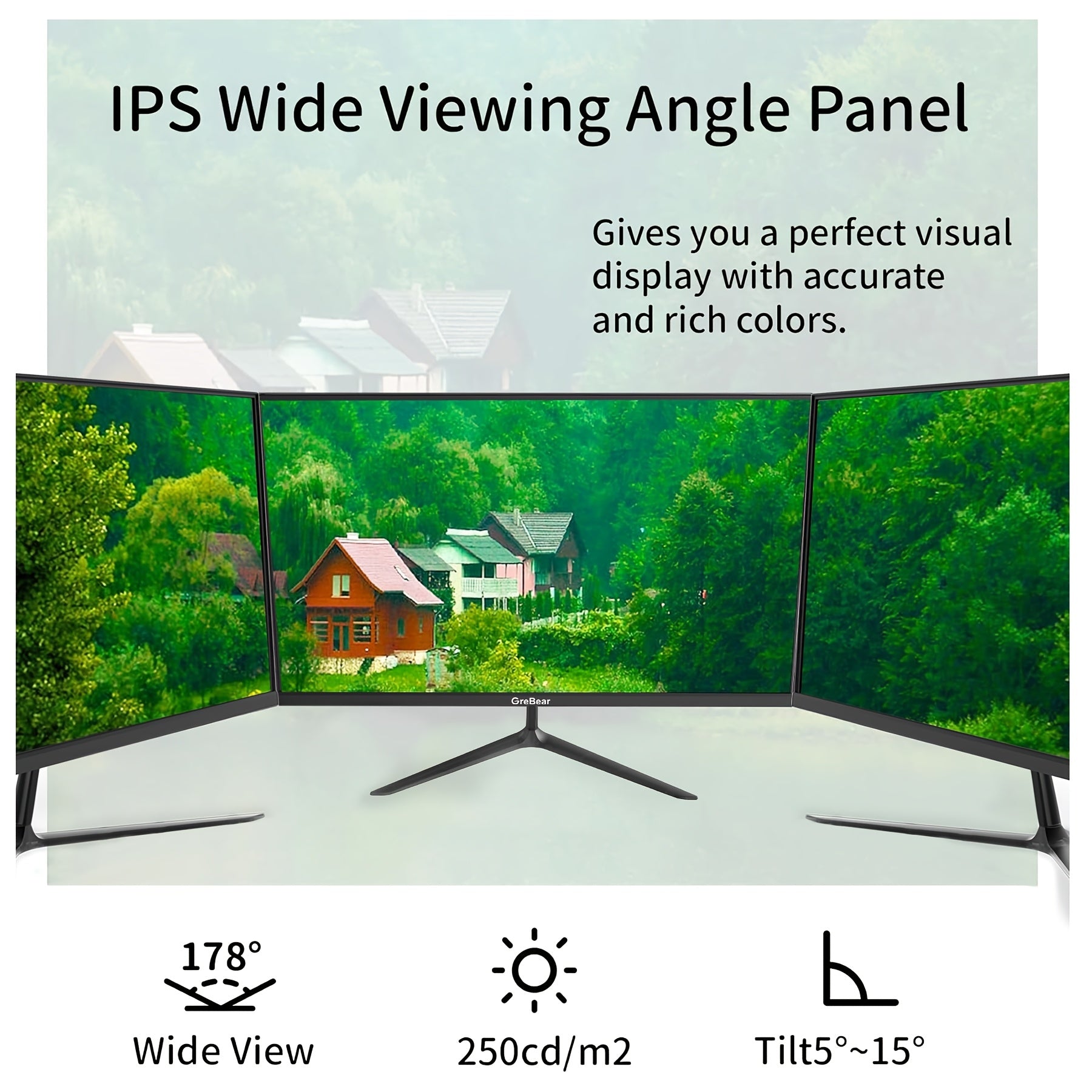 Moniteur GreBear FHD 24 75Hz IPS