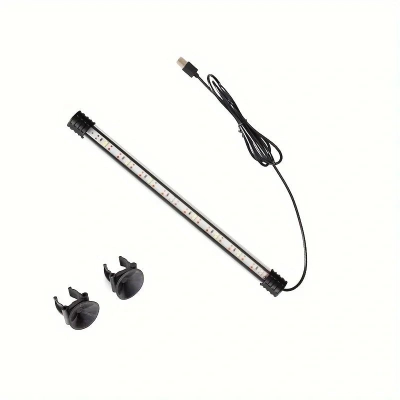 Éclairage LED submersible multi - couleur pour aquarium 17 - 47cm USB - Zone shopping
