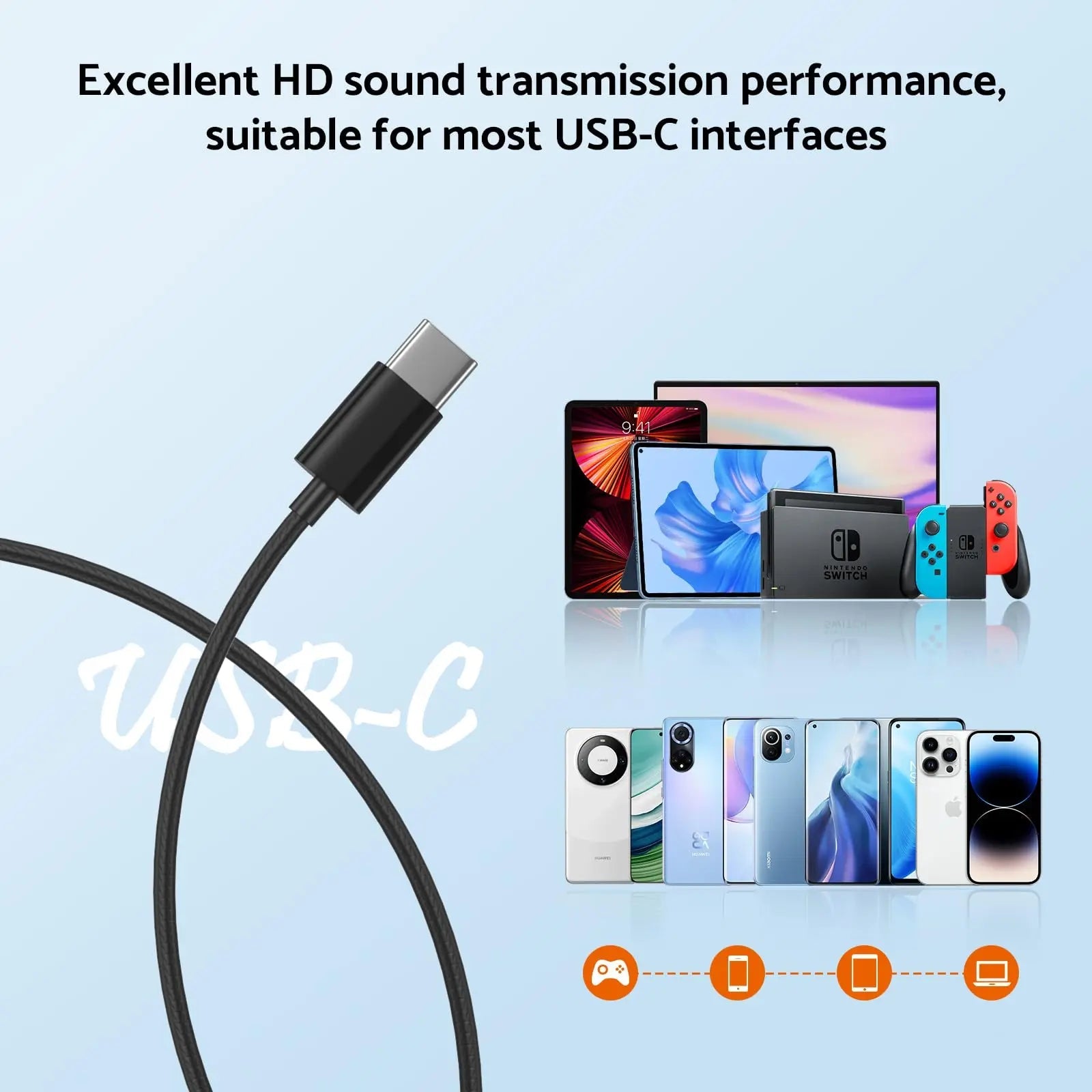 Écouteurs HiFi USB - C 3.5mm avec son surround pour Samsung Galaxy - Zone shopping