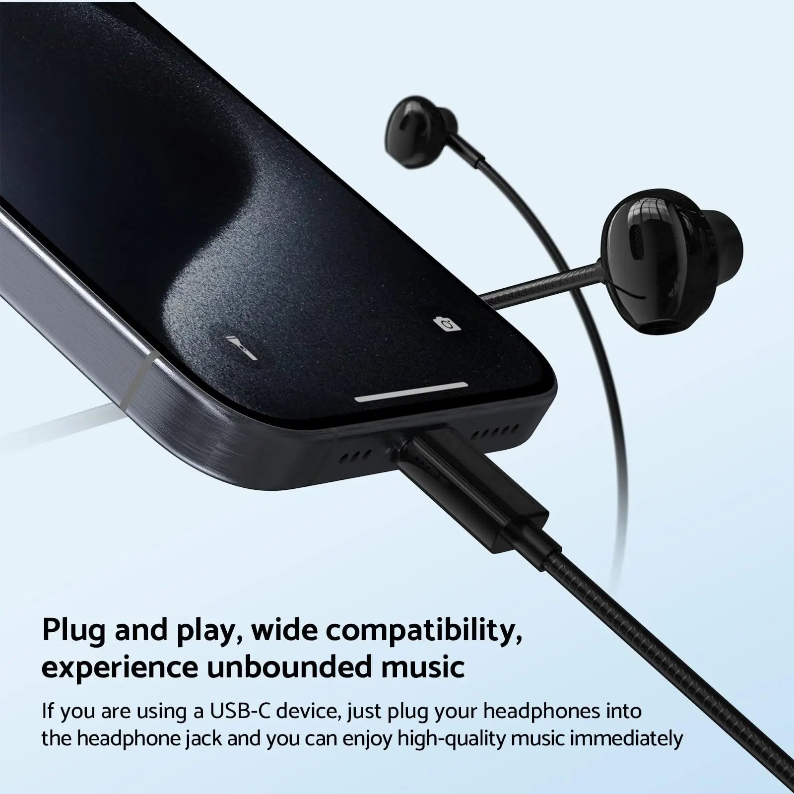 Écouteurs HiFi USB - C 3.5mm avec son surround pour Samsung Galaxy - Zone shopping