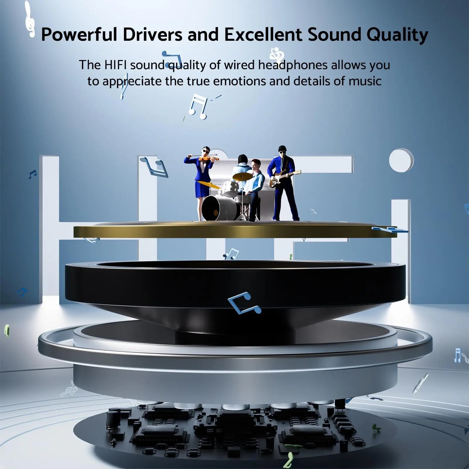 Écouteurs HiFi USB - C 3.5mm avec son surround pour Samsung Galaxy - Zone shopping