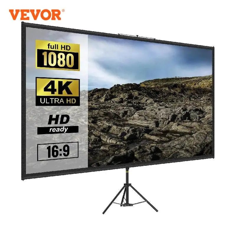 Écran de projection Vevor 100 16:9 HD portable pour intérieur/extérieur - Zone shopping