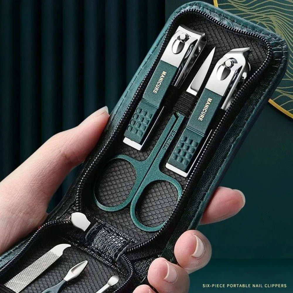 Ensemble de ciseaux à ongles 6 pièces, outils de manucure haut de gamme - Zone shopping