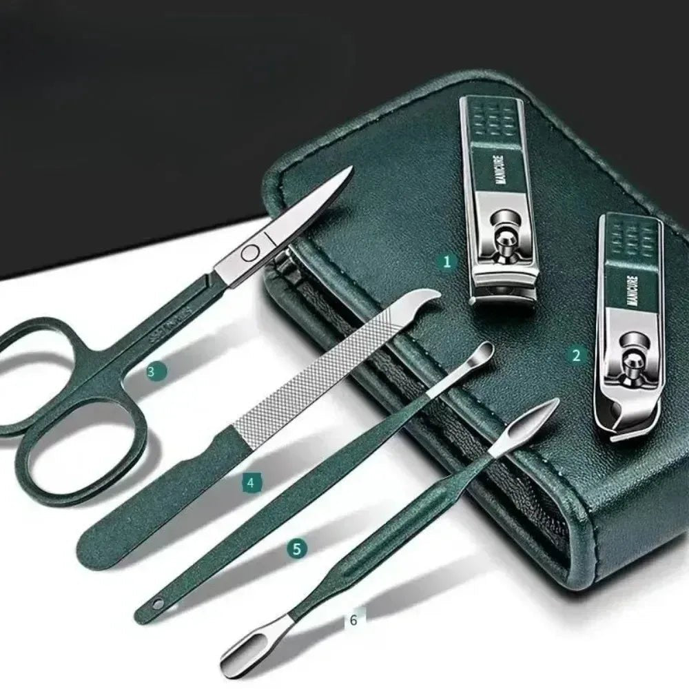Ensemble de ciseaux à ongles 6 pièces, outils de manucure haut de gamme - Zone shopping
