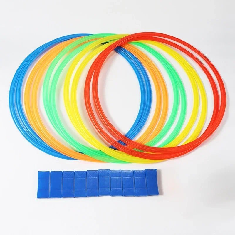 Ensemble de jeux d'extérieur pour enfants : 10 cerceaux & connecteurs - Zone shopping
