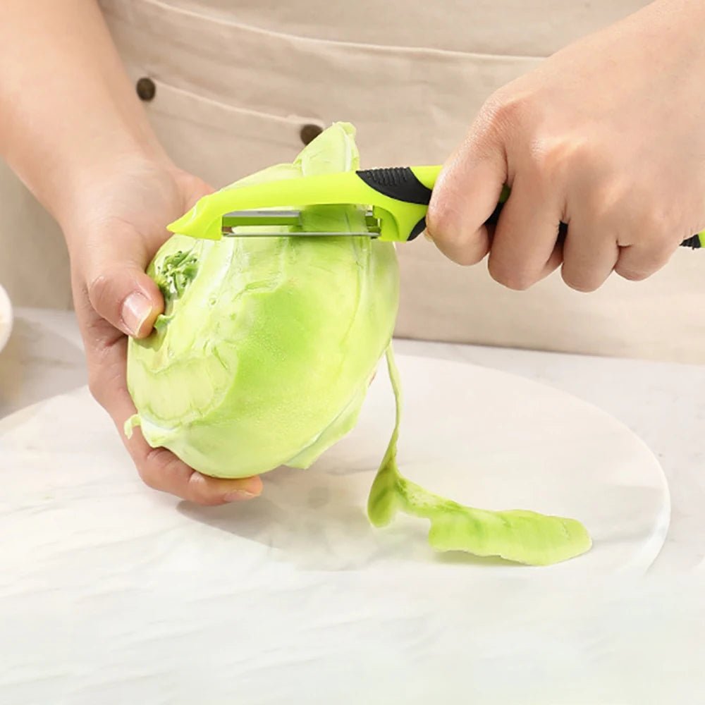 Éplucheur à poignée antidérapante, éplucheur, outil magique, Melon, pomme de terre, fruits, grattoir, accessoires d'outils de cuisine pour légumes - Zone shopping