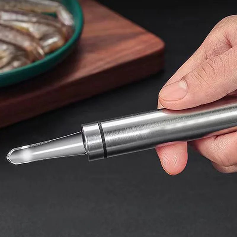 Éplucheur de fruits de mer en inox, gadget de cuisine ergonomique - Zone shopping