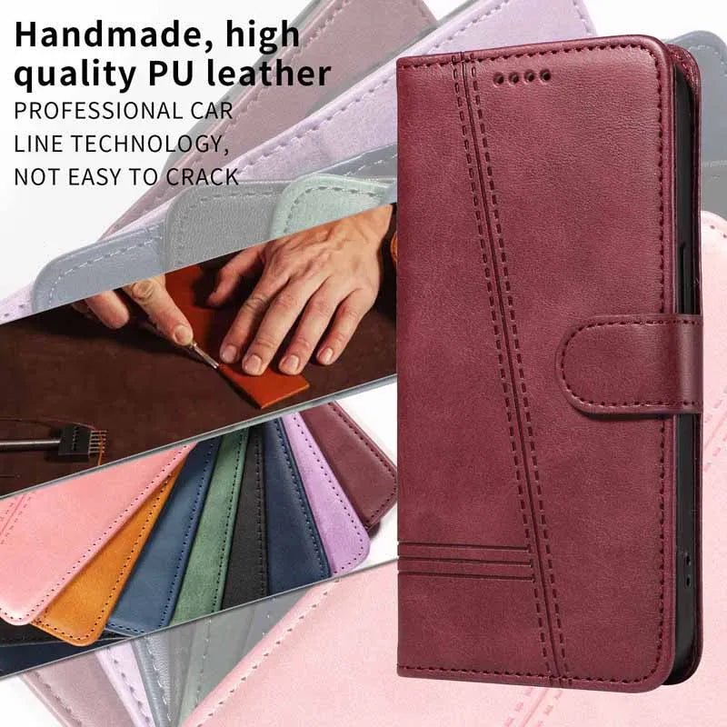 Étui en cuir pour Motorola Moto - Portefeuille, support carte, G13 - G85 - Zone shopping