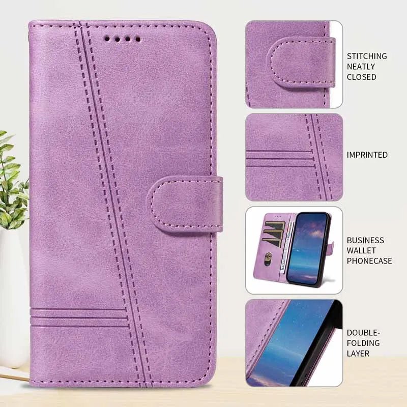 Étui en cuir pour Motorola Moto - Portefeuille, support carte, G13 - G85 - Zone shopping
