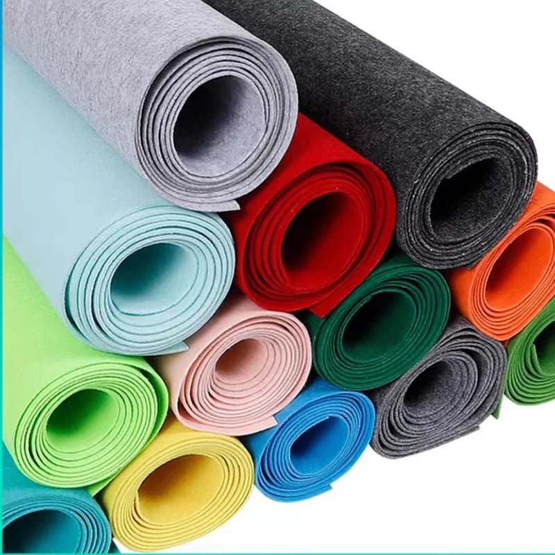 Feuilles de tissu feutré pour bricolage, 18 couleurs assorties - Zone shopping