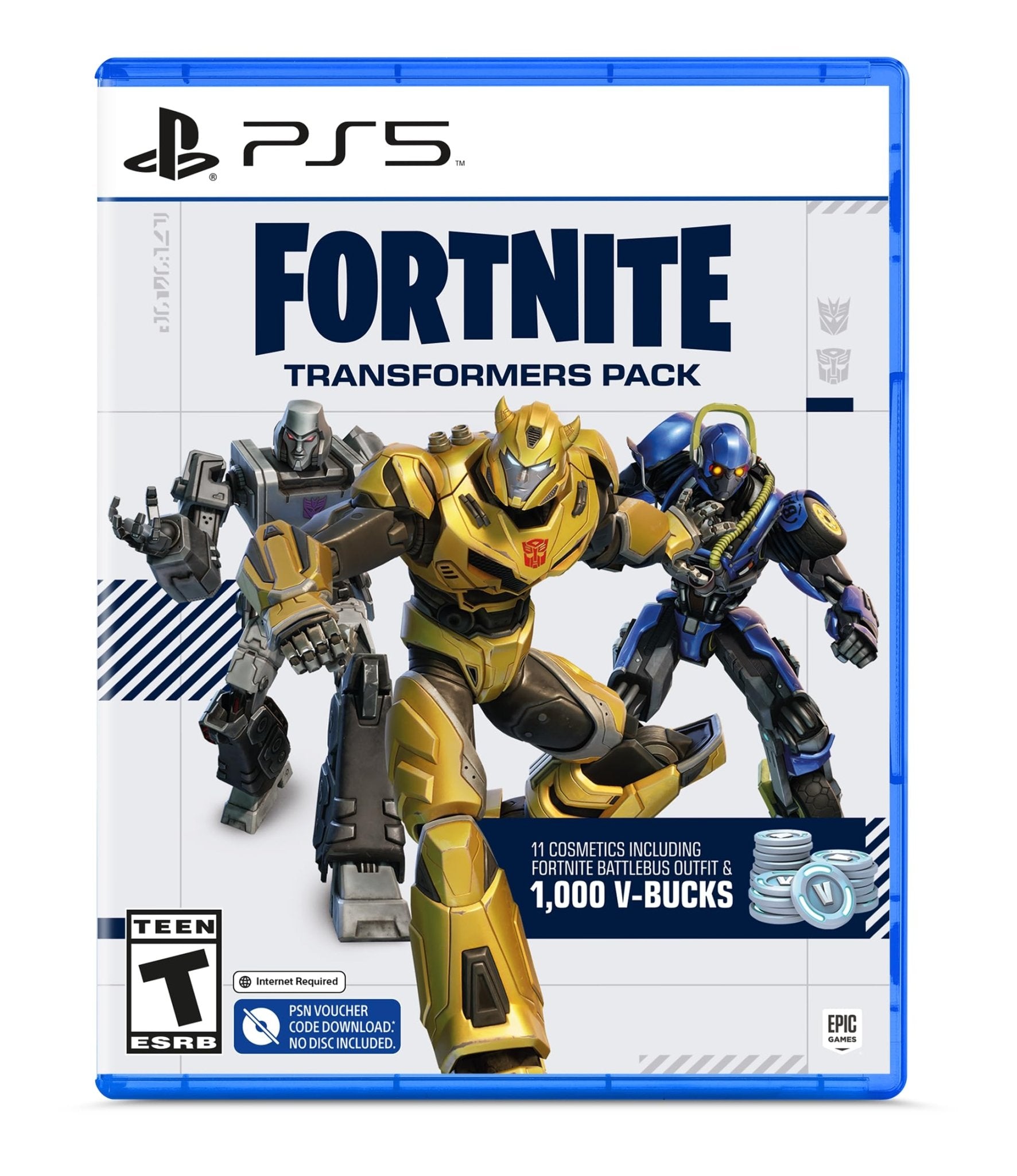 Fortnite - Pack Transformers PS5 (Code dans la boîte) - Zone shopping