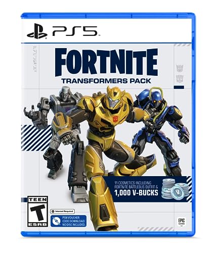 Fortnite - Pack Transformers PS5 (Code dans la boîte) - Zone shopping