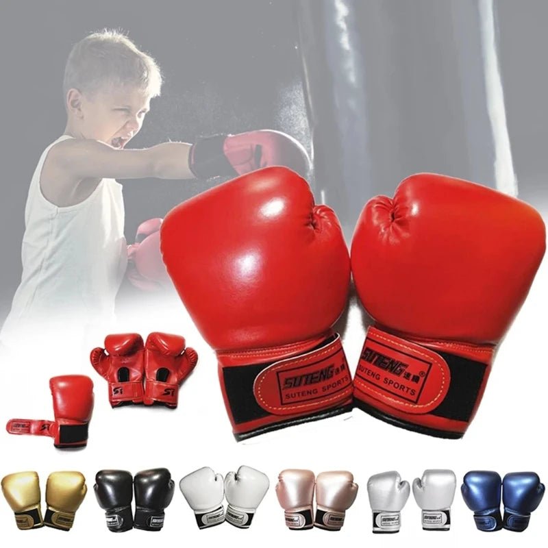 Gants de boxe enfants 3 - 10 ans, garçons/filles, entraînement boxe - Zone shopping