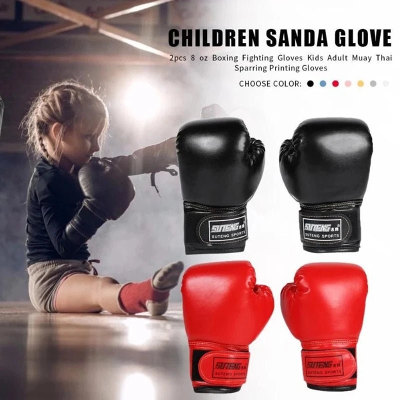Gants de boxe enfants 3 - 10 ans, garçons/filles, entraînement boxe - Zone shopping