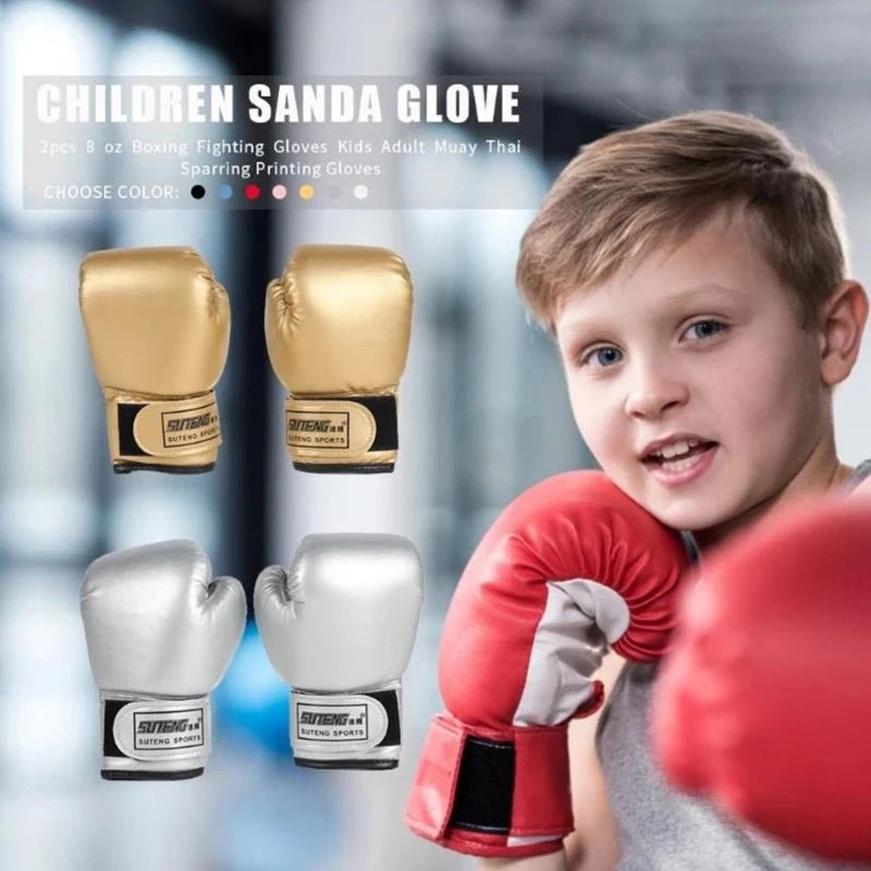Gants de boxe enfants 3 - 10 ans, garçons/filles, entraînement boxe - Zone shopping