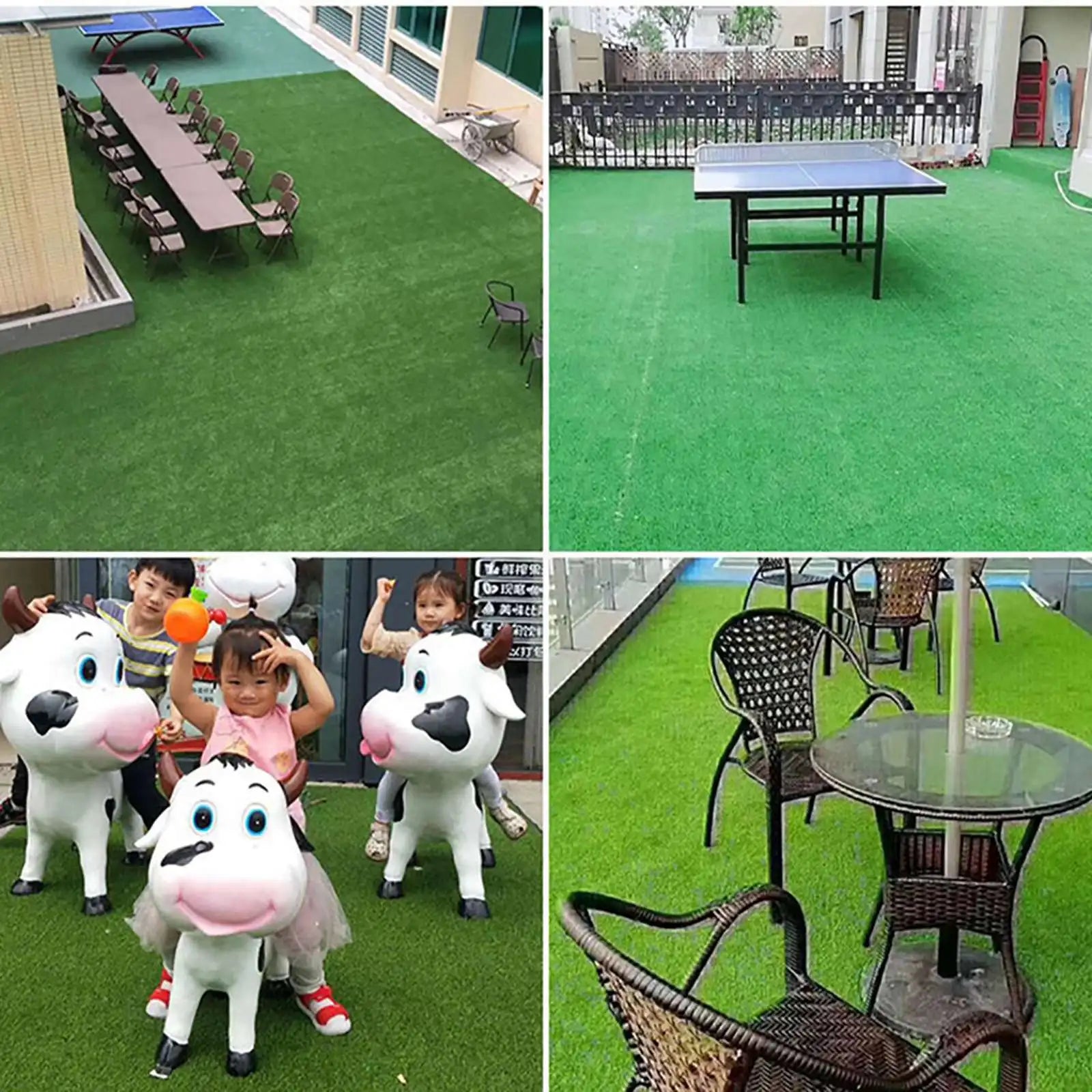Gazon artificiel vert pour jardin, clôture, toit et décoration intérieure - Zone shopping