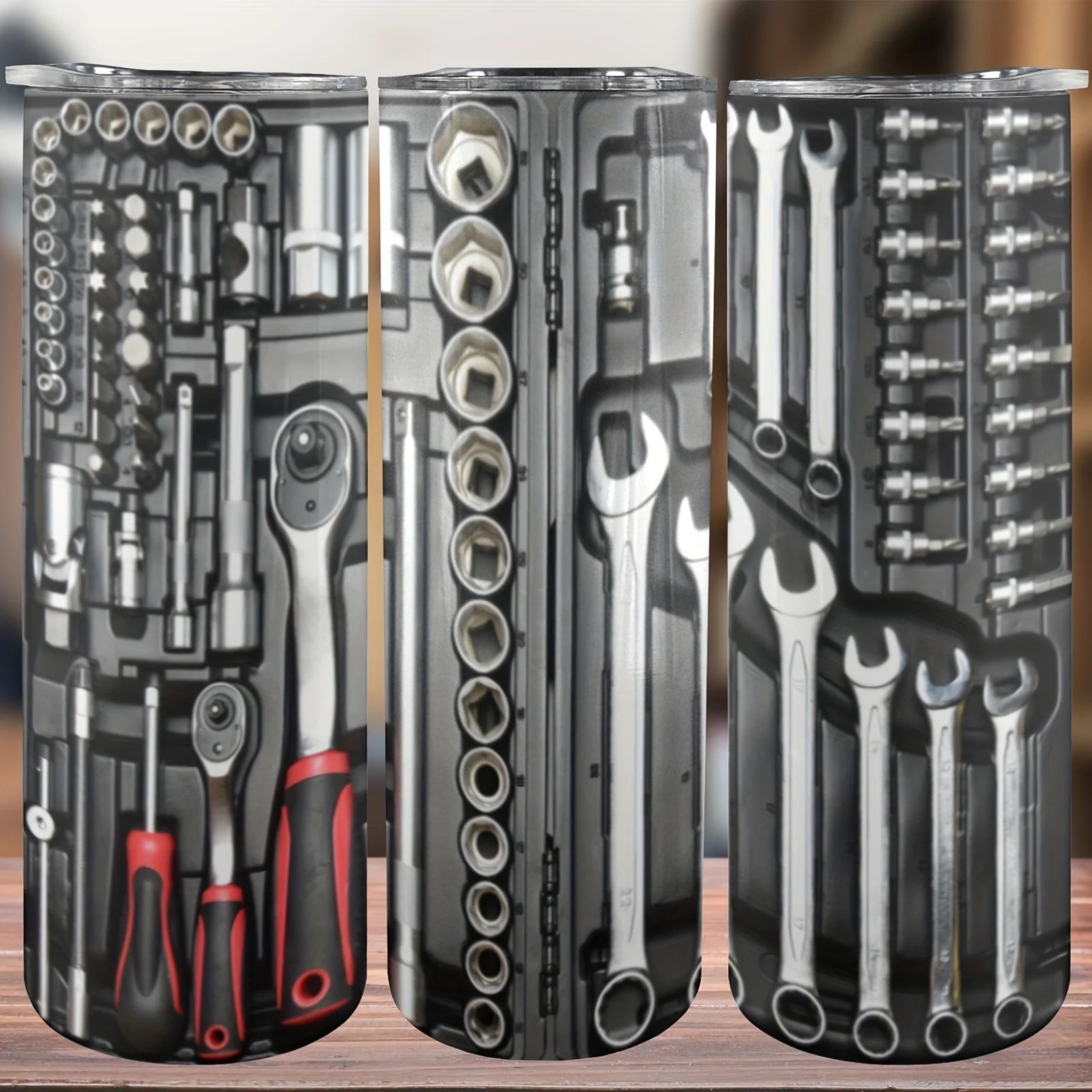 Gobelet inox 20oz avec couvercle et paille - Isolé, été/hiver - Zone shopping