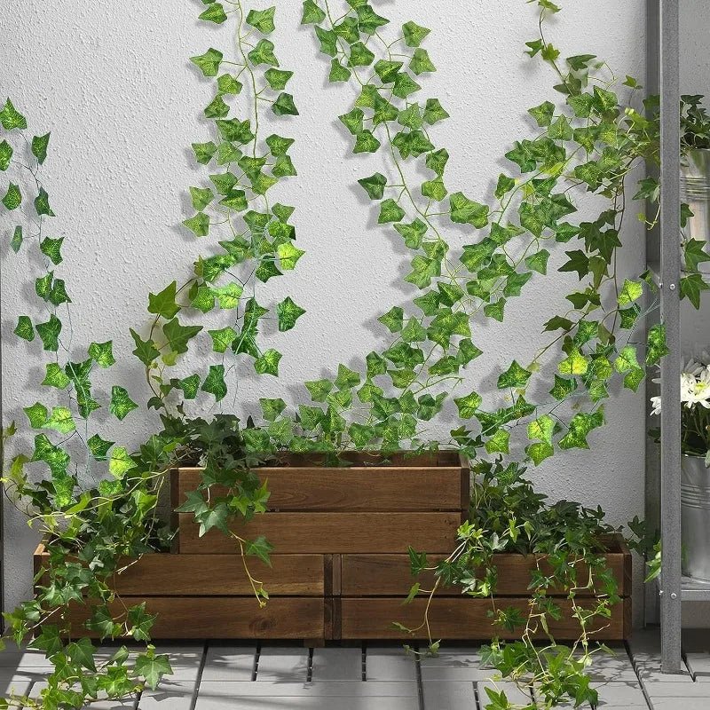 Guirlande de feuilles de lierre artificielles pour déco mariage et jardin - Zone shopping