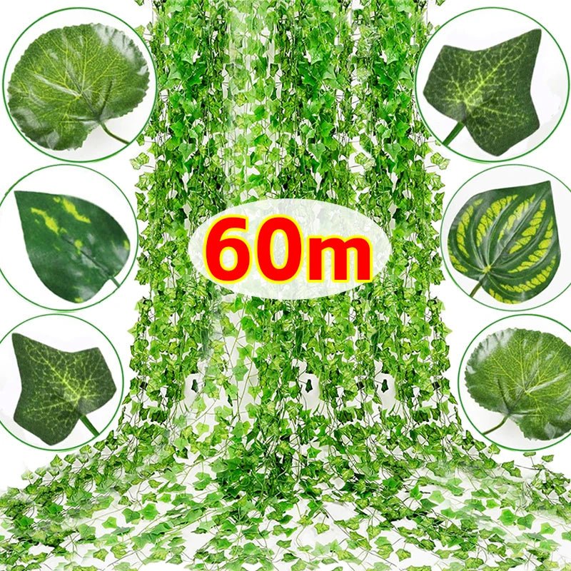 Guirlande de feuilles de lierre artificielles pour déco mariage et jardin - Zone shopping