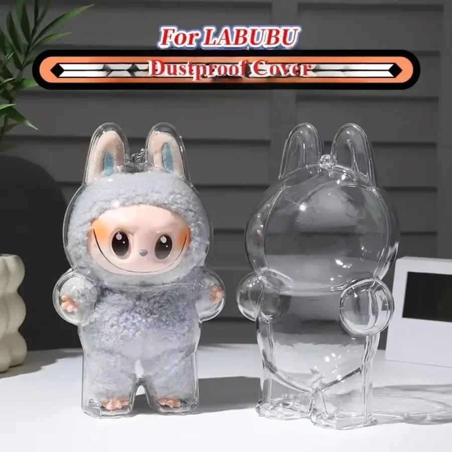 Housse de protection Labubu V1 V2 - Étui transparent anti - poussière - Zone shopping