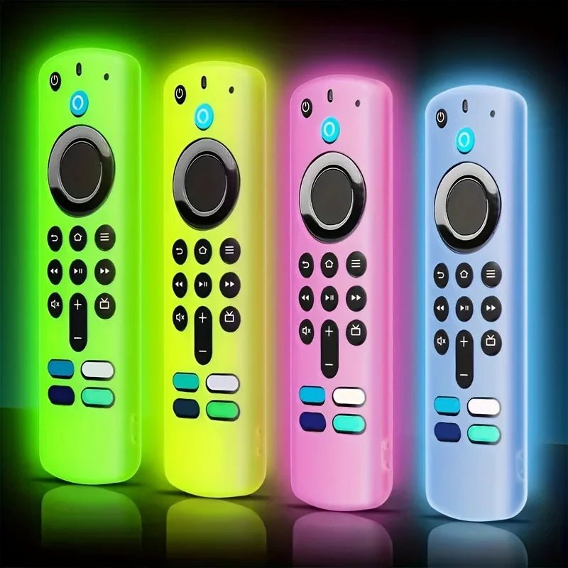 Housse Silicone Lumineuse pour Télécommande Alexa & Fire TV Stick 4K - Zone shopping