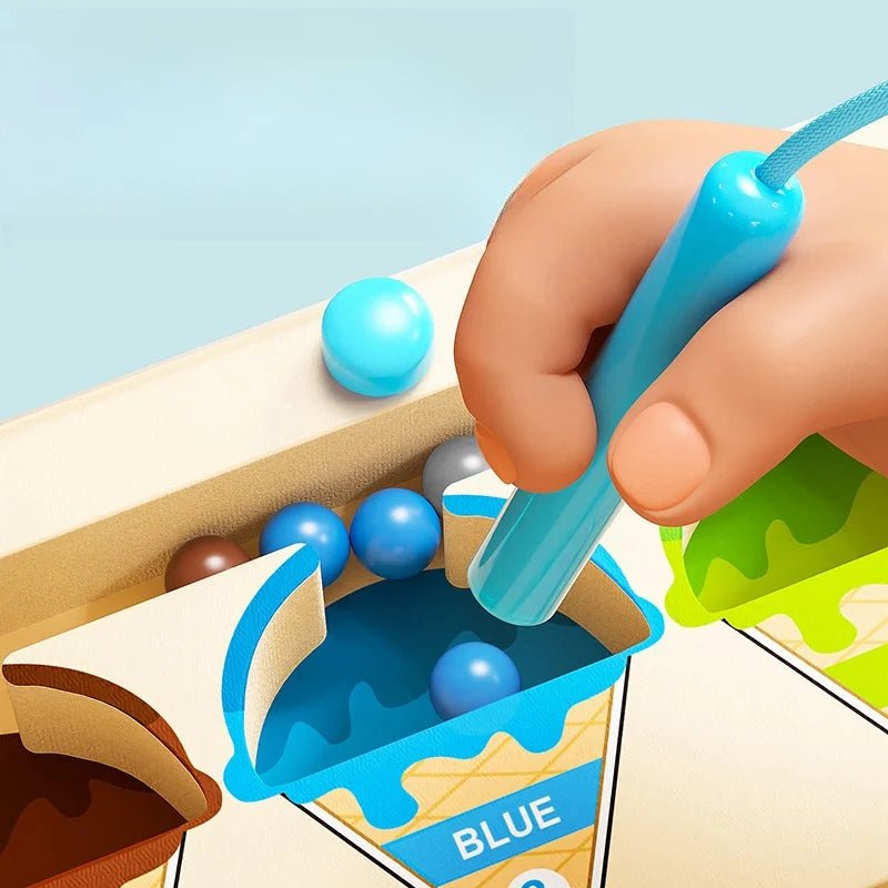Jouet labyrinthe magnétique à perles pour enfants 2 - 6 ans - Zone shopping