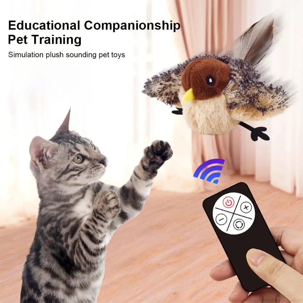 Jouets Interactifs pour Chat : Oiseau Volant avec Herbe à Chat - Zone shopping
