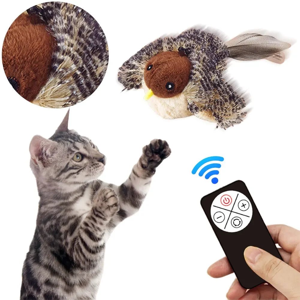 Jouets Interactifs pour Chat : Oiseau Volant avec Herbe à Chat - Zone shopping