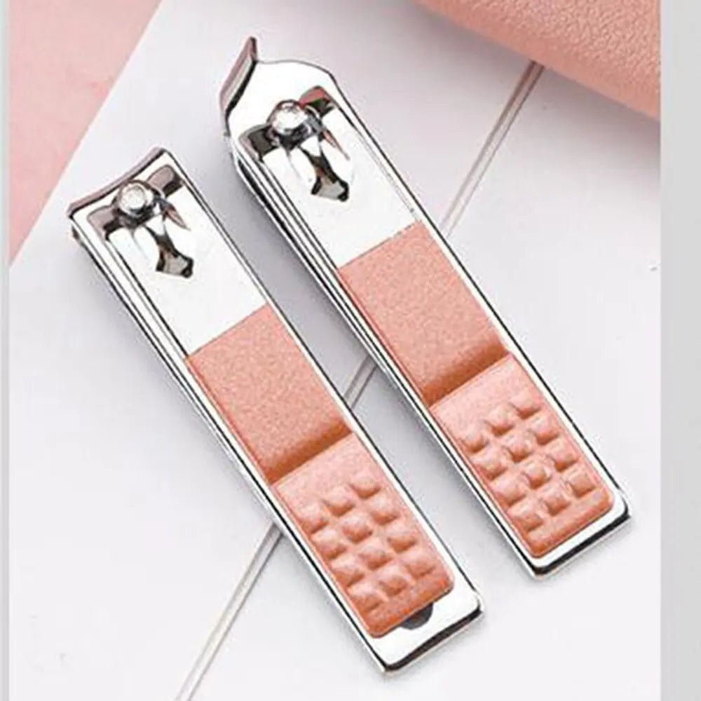 Kit de manucure et pédicure professionnel pour femme – Ensemble de 7 pièces avec outils en acier inoxydable dans un étui en cuir PU coloré - Zone shopping