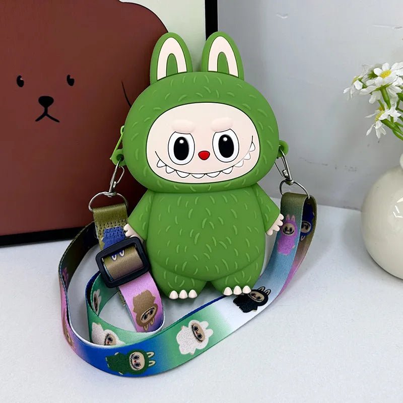 Labubu - Sac en Silicone Cartoon pour Enfants, Porte - Monnaie, Voyage - Zone shopping