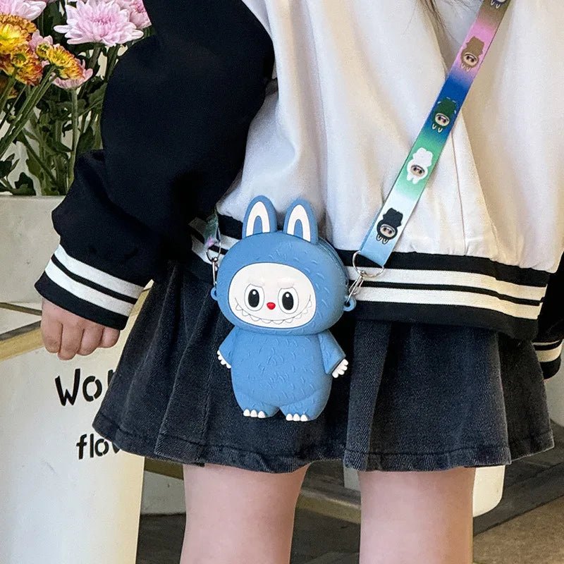Labubu - Sac en Silicone Cartoon pour Enfants, Porte - Monnaie, Voyage - Zone shopping